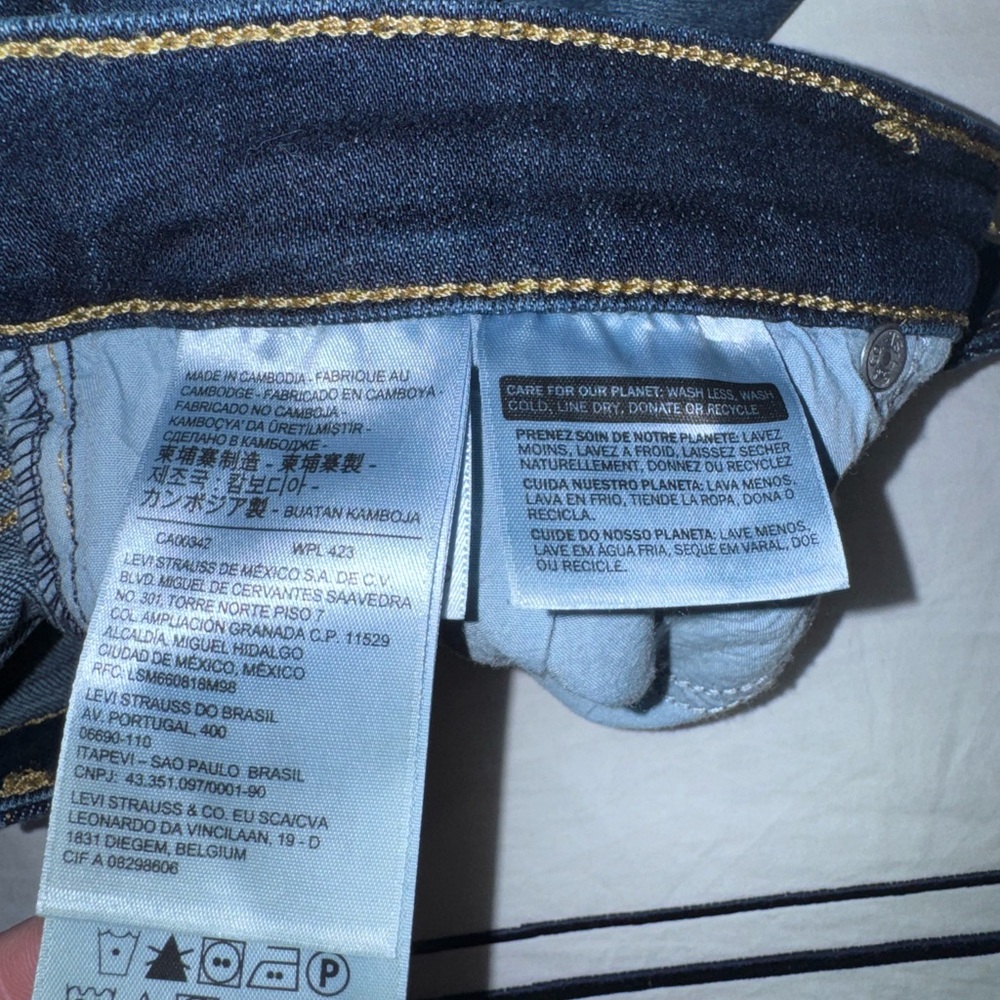 Levi’s 724 High Rise Straight Crop Jeans - Picture 7 of 8
